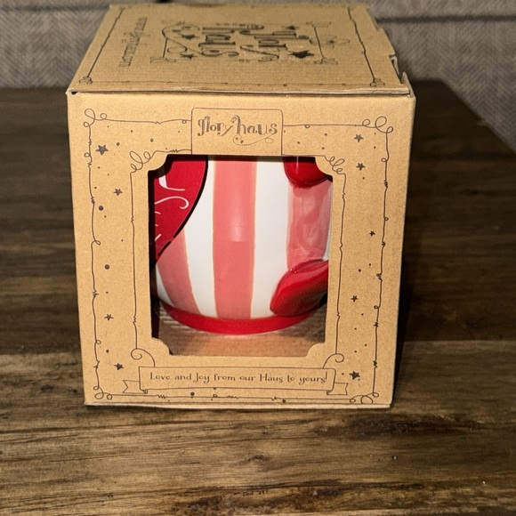NWT Glory Haus Red/White Heart Lg Coffee/Tea Mug Cup ‘LOVE YOU MORE’ Kalyn Dunks - Picture 5 of 16